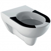 Geberit Renova Nr. 1 - Tiefspül-WC wandhängend weiß mit Sitzflächen