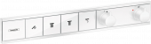 Hansgrohe RainSelect - Thermostat Unterputz Fertigset 4 Verbraucher weiß matt