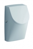 Keramag Renova Nr. 1 Plan - Urinal with lid, water supply from rear, outlet to rear