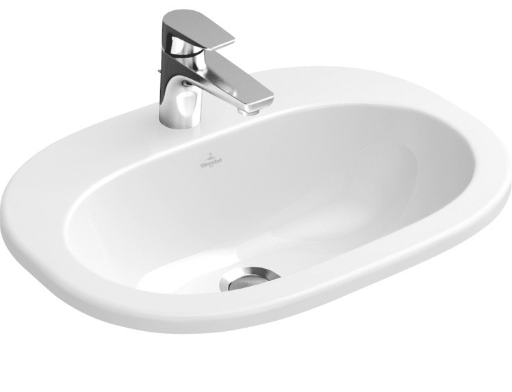 Woordenlijst Scheiding voor Villeroy & Boch O.novo - Built-in washbasin O.novo 416156 560x405mm