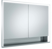 Keuco Royal Lumos - Spiegelschrank Wandeinbau silber-eloxiert 1000x735x165mm