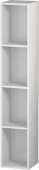 Duravit L-Cube - Elément étagère vertical 180 x 1000 x 180 mm avec 4 compartiments blanc brillant