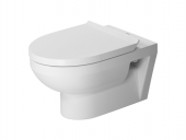 Duravit DuraStyle - Basic Wand-Tiefspül-WC rimless Set mit WC-Sitz und Durafix