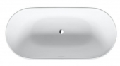 Duravit Luv - Badewanne 1600x750mm freistehend mit nahtloser Verkleidung weiß