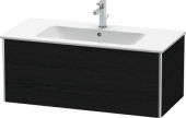 DURAVIT XSquare - Meuble sous vasque avec 1 tiroir frontal 1010x400x478mm chêne noir/chêne noir