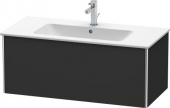 DURAVIT XSquare - Meuble sous vasque avec 1 tiroir frontal 1010x400x478mm graphite super matt/graphite super matt