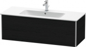 DURAVIT XSquare - Meuble sous vasque avec 1 tiroir frontal 1210x400x478mm chêne noir/chêne noir