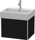 DURAVIT XSquare - Meuble sous vasque avec 1 tiroir frontal 584x397x460mm chêne noir/chêne noir