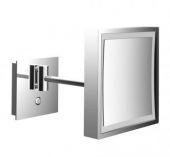 EMCO Universal - Miroir cosmétique Agrandissement x3 avec éclairage LED chrome / miroir