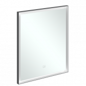 Villeroy & Boch Subway 3.0 - Miroir avec éclairage LED 650mm noir mat / blanc mat
