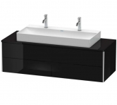 Duravit XSquare - Waschtischunterbau 4 Auszüge wandh 400x1400x548mm eiche schwarz 