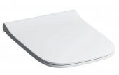 Geberit Smyle Square - WC-Sitz schmales Design Sandwichform mit Absenkautomatik weiß