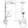 Hansgrohe Raindance E 300 - 1jet Showerpipe 350 ShowerTablet EcoSmart 9 l / min chrome Scale drawings