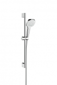 Hansgrohe Croma Select E - Vario Shower Set 0,65 m EcoSmart Brauseset weiß / chrom 