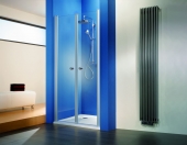 HSK - Swing door niche, 41 chrome-look 750 x 1850 mm, 100 Glasses art center
