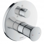 DURAVIT White Tulip - Concealed single lever shower mixer for 2 outlets chrome