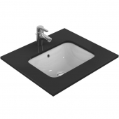 Ideal Standard Connect - Undercounter washbasin 500x380mm without tap holes with overflow white without IdealPlus
