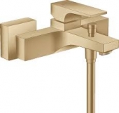 hansgrohe Metropol - Exposed Single Lever Bathtub Mixer with 2 outlets brushed bronze