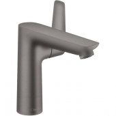 hansgrohe Talis E - Single Lever Basin Mixer 150 with pop-up waste set brushed black chrome