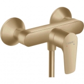 hansgrohe Talis E - Exposed Single Lever Shower Mixer with 1 outlet brushed bronze