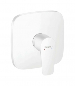 hansgrohe Talis E - Concealed single lever shower mixer for 1 outlet white matt
