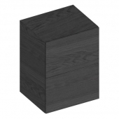 Keuco Edition 90 - Side board with 2 drawers 600x800x485mm dark grey oak/dark grey oak
