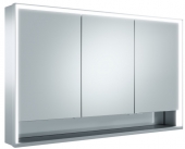 Keuco Royal Lumos - Spiegelschrank Wandvorbau silber-eloxiert 1200x735x165mm