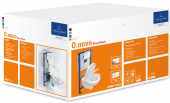 Villeroy & Boch O.novo - Wand-Tiefspül-WC Combi-Pack ViConnect Drückerplatte chrom