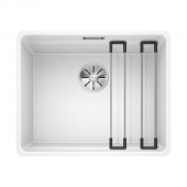 Blanco ETAGON - Küchenspüle 500-F SILGRANIT ohne Ablauffernbedienung weiß