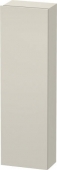 DURAVIT DuraStyle - Armoire mi-haute avec 1 porte & charnières à gauche 400x1400x240mm taupe/blanc mat