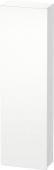 DURAVIT DuraStyle - Armoire mi-haute avec 1 porte & charnières à droite 400x1400x240mm blanc mat/basalte mat
