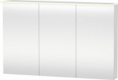 Duravit X-Large - Spiegelschrank 138x1200x760mm 3 Spiegeltüren LED nussbaum dunkel