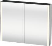 Duravit XSquare - Spiegelschrank mit Beleuchtung 800x1000x155mm weiß seidenmatt