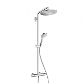 hansgrohe Croma Select - Système de douche Showerpipe 280 1jet avec mitigeur thermostatique EcoSmart chrome