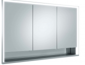 Keuco Royal Lumos - Spiegelschrank Wandeinbau silber-eloxiert 1200x735x165mm