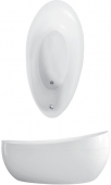 Villeroy & Boch Aveo - Badewanne PD Spezielle Form 1900 x 950 mm weiß alpin