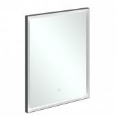 Villeroy & Boch Subway 3.0 - Miroir avec éclairage LED 600mm noir mat / blanc mat
