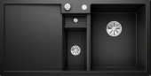 Blanco COLLECTIS - Küchenspüle 6 S SILGRANIT mit Ablauffernbedienung Becken rechts schwarz
