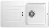 Blanco Favos - Spüle Mini Silgranit ohne Ablauffernbedienung reversibel weiß