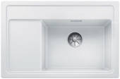 Blanco Zenar XL 6 S Compact - Spüle mit Ablauffernbedienung ohne Zubehör Becken rechts weiß