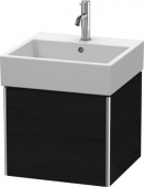 DURAVIT XSquare - Waschtischunterschrank mit 1 Frontauszug 484x397x460mm eiche schwarz/eiche schwarz
