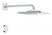 Grohe Rainshower SmartConnect 310 Cube - Kopfbrause 2 Strahlarten mit Duscharm eckig