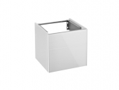 Keuco Royal Reflex - Waschtischunterschrank mit 1 Tür & Anschlag links 496x450x487mm weiß/weiß