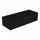 Keuco Edition 11 - Sideboard mit Beleuchtung 1 Front-Auszug schwarz gebürstet