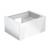 Keuco Edition 11 - Waschtischunterschrank mit 1 Auszug 700x350x535mm weiß/weiß seidenmatt