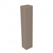 Keuco Edition 400 - Hochschrank mit 1 Tür & Anschlag links 350x1769x300mm trüffel struktur/trüffel struktur