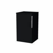 Sanipa 3way - Base Cabinet mit 1 Tür & Anschlag links 350x580x345mm schwarz matt/schwarz matt