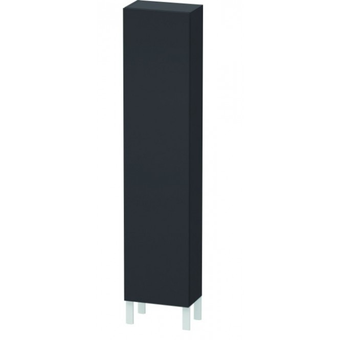DURAVIT L-Cube - Tall Cabinet with 1 door & hinges left 400x1760x243mm graphite super matt/graphite super matt