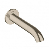 AXOR Uno - Bathtub inlet wall-mounted with projection 178 mm brushed nickel