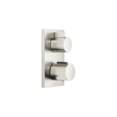 Dornbracht IMO | Deque | Symetrics - Concealed Thermostat for 2 outlets platinum matt